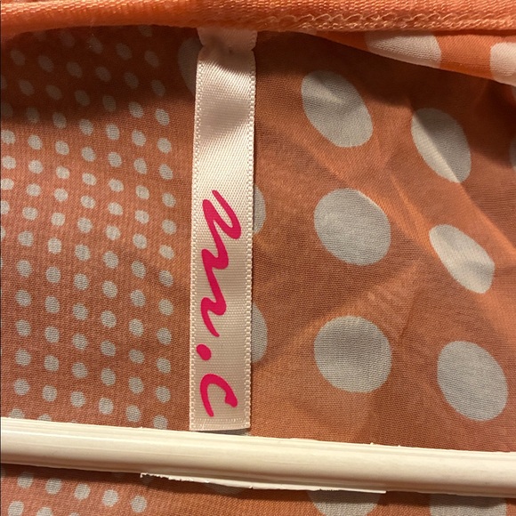 Chic Orange Wrap Blouse - Picture 4 of 4